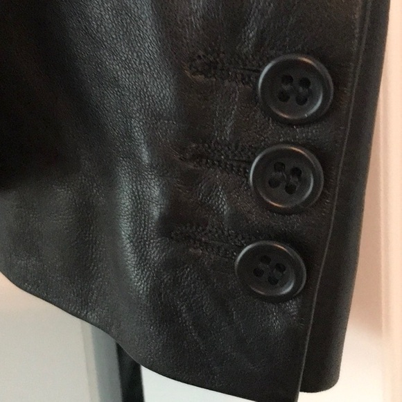 Theory lamb leather jacket 4 - Picture 3 of 9